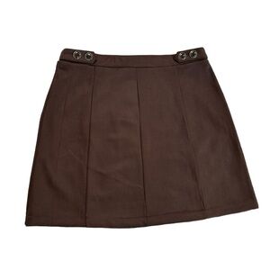Marc New York by Andrew Marc Chocolate Brown Skirt Size Medium